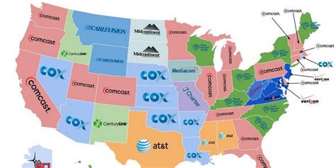 This Is The United States Of Comcast, Depressing Map Shows | HuffPost