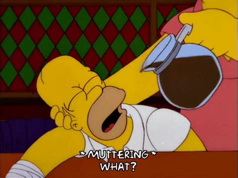 Homer Simpson Coffee GIF - Find & Share on GIPHY