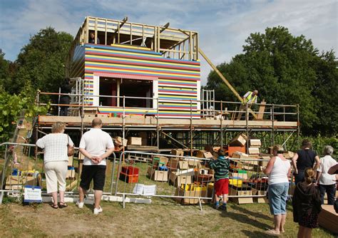 House Being Built Entirely Out of Legos and Wood in The UK | POPSUGAR Tech