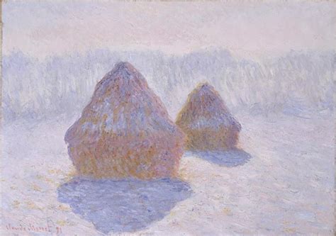 Monet haystacks : snow effect : 네이버 블로그