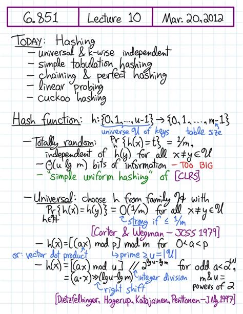 Lecture Notes