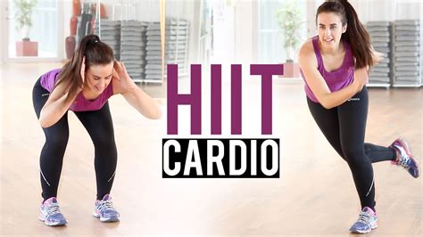 Ejercicios de cardio HIIT | 8 minutos - YouTube