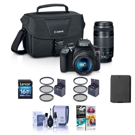 Canon Rebel T6 Deal With 2 Lenses, Memory, Bag, Accessories - $399