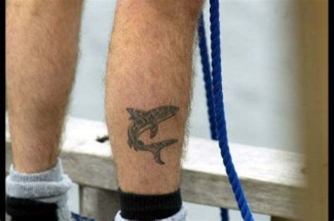 Our Crownprince Frederik has a tattoo on his leg. I'm sure he has more ...