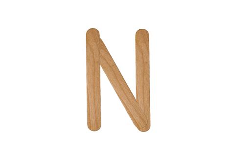 Letter N From Wood Ice-cream Free Stock Photo - Public Domain Pictures