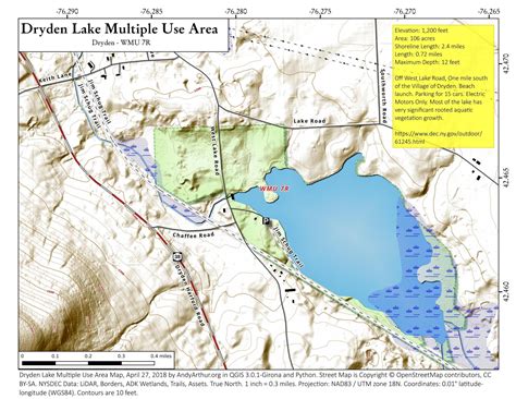 Map: Dryden Lake Multiple Use Area | Andy Arthur.org