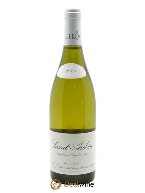 Buy Saint-Aubin 1er Cru Leroy SA 2018 (lot: 66162)