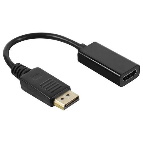 25cm Full HD DisplayPort (Male) to HDMI (Female) Cable Adapter