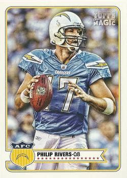 Philip Rivers football card (San Diego Chargers) 2012 Topps Magic #81