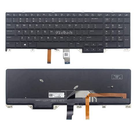 Dell Alienware 17 R4 Laptop Keyboard With Backlit Black - Lappiekeyboards