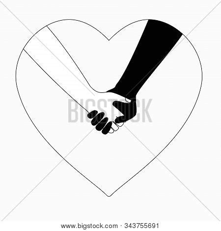 Hand Hand Black White Vector & Photo (Free Trial) | Bigstock