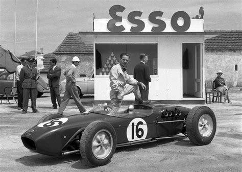 Innes Ireland at the Portuguese Grand Prix (1960) - Speedflag – Fuelling your lifestyle.