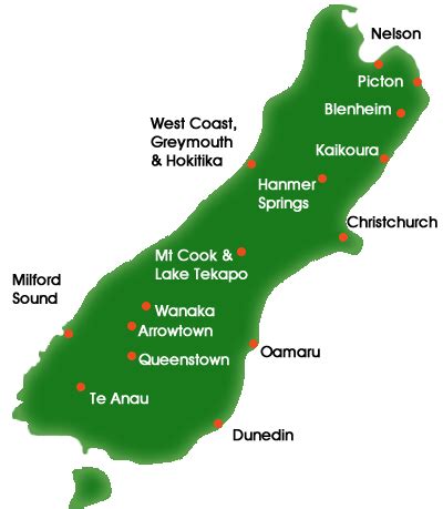 Things to Do in the South Island of New Zealand.