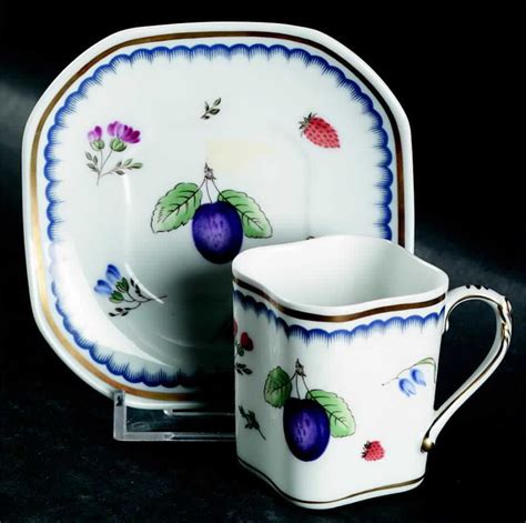 Richard Ginori ITALIAN FRUITS (ANTICO DOCCIA) Demitasse Cup & Saucer 6046299 | China dinnerware ...