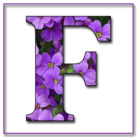 GRANNY ENCHANTED'S BLOG: "Purple Flowers" Free Scrapbook Alphabet ...