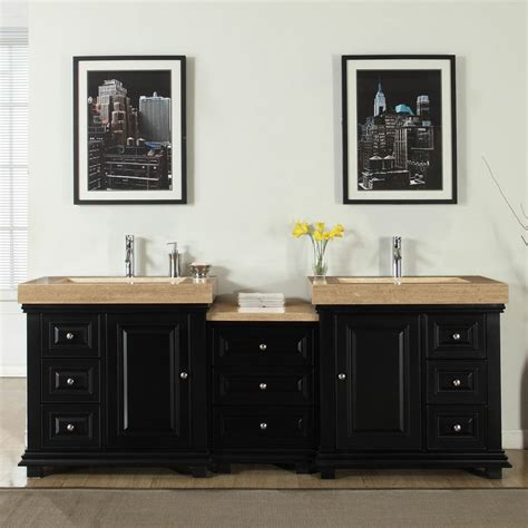 90" Double Sink Modern Bathroom Vanity Set | Wayfair