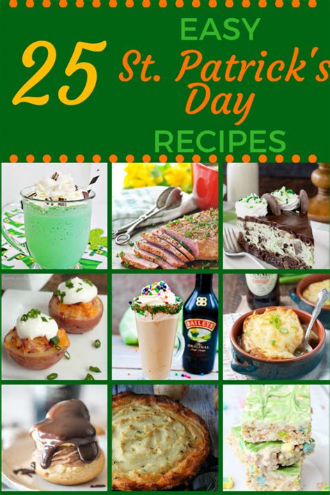 25 Easy Irish Food Recipes for St. Patrick's Day Go Go Go Gourmet