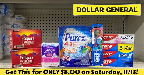 Dollar General $5 off $25 Scenarios for Saturday, 11/13! - Julie's Freebies