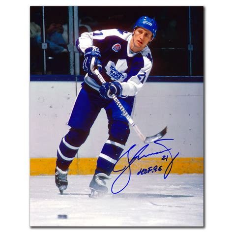 Borje Salming Toronto Maple Leafs HOF Autographed 8x10 - NHL Auctions