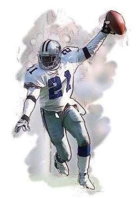 Rare Deion Sanders Dallas Cowboys Art Lithograph Print - Etsy