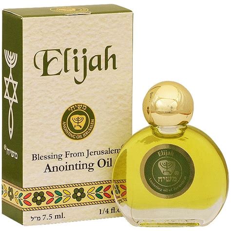 'Elijah' Powerful Anointing Oil from the City of God - Prayer Oil - Made in Israel - 7.5 ml ...