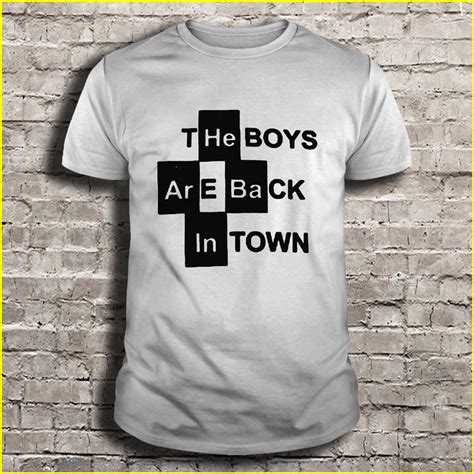 The Boys Are Back In Town T-Shirts, Hoodies, SVG & PNG | TeeHerivar