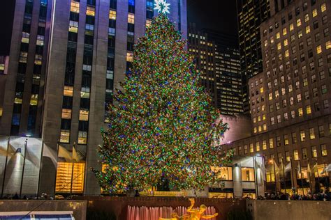 Ceremonia de encendido del árbol del Rockefeller Center de Nueva 2018