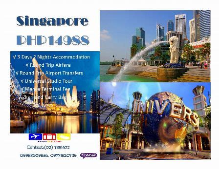 Singapore Package With Airfare Hotel And Tour Great Deal [ Tour Packages ] Metro Manila ...