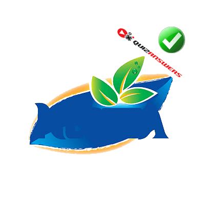 Blue and Green Leaf Logo - LogoDix