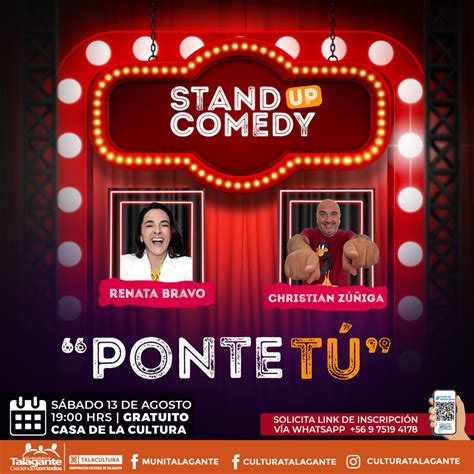 SHOW STAND UP COMEDY “PONTE TÚ” – Corporacion Municipal del Arte y la ...