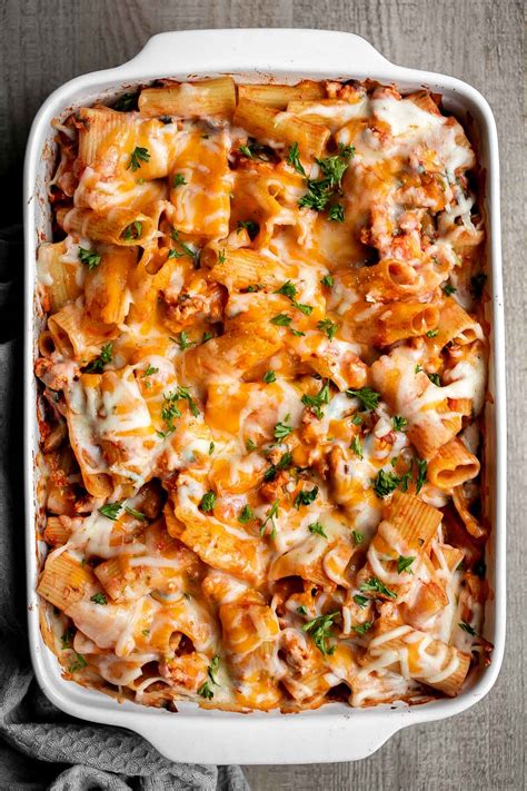 Ground Turkey Pasta Bake - Ahead of Thyme