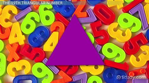 Triangular Numbers | Formula, List & Examples - Lesson | Study.com