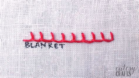 How to Blanket Stitch (Tutorial) - Cutesy Crafts