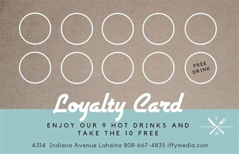 Free Editable Loyalty Card Template - PRINTABLE TEMPLATES