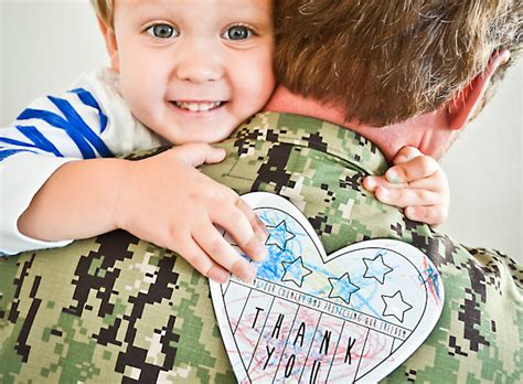 Veterans Day Cards for Kids to Color - Project Nursery