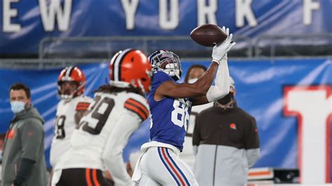 Darius Slayton catches perfect pass from Colt McCoy | Giants vs. Browns ...