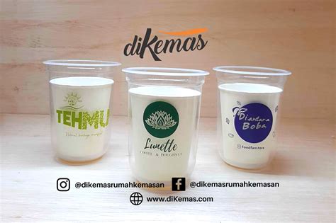 Desain Logo Cup Minuman