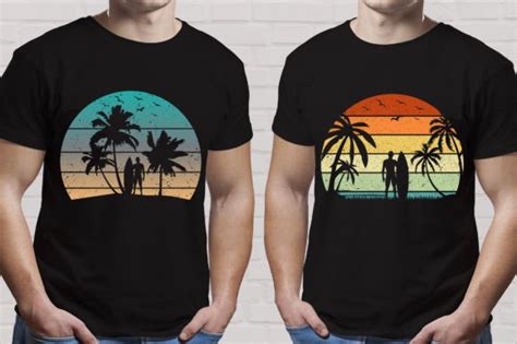 Retro Vintage Summer Beach T-shirt Graphic by Tshirt_Designs2 ...