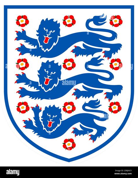 Logo of the English football national team - United Kingdom Stock Photo ...