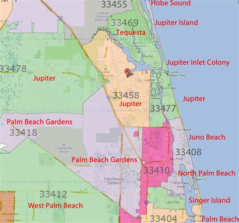 Palm Beach Gardens, Jupiter Florida Real Estatezip Code - Florida Zip Code Map | Printable Maps