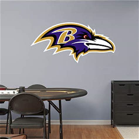 Baltimore Ravens Shield Logo Wall Decal | Shop Fathead® for Baltimore ...