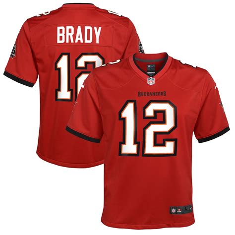 Youth Nike Tom Brady Red Tampa Bay Buccaneers Game Jersey