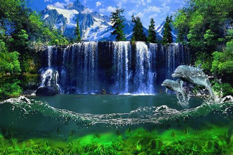 Animated Waterfall Wallpaper with Sound - WallpaperSafari