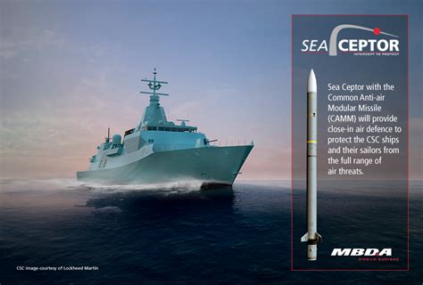 MBDA’s Sea Ceptor ordered for Canadian Surface Combatant | Press ...