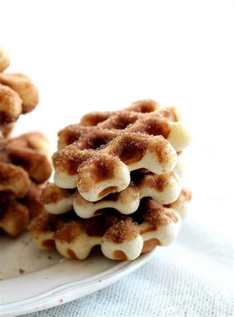 Mini Waffle Donuts - The Kitchen Magpie