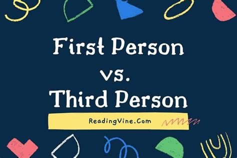 First Person vs. Third Person - ReadingVine