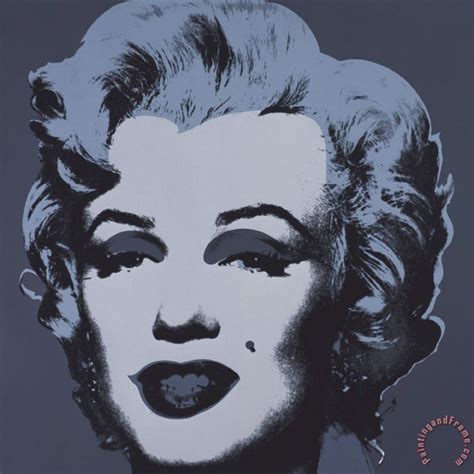 Andy Warhol Marilyn Monroe 1967 Black Art Painting for sale ...