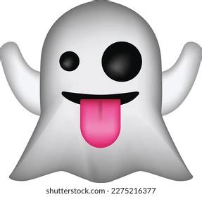 Ghost Social Media Chat Emoticon Cute Stock Vector (Royalty Free) 2275216377 | Shutterstock