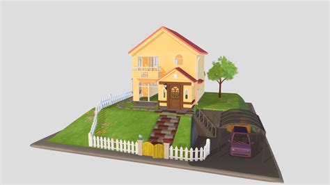 Ponyo's House on the Cliff - 3D model by Gabrielle Gagnon (@gabegagnon ...