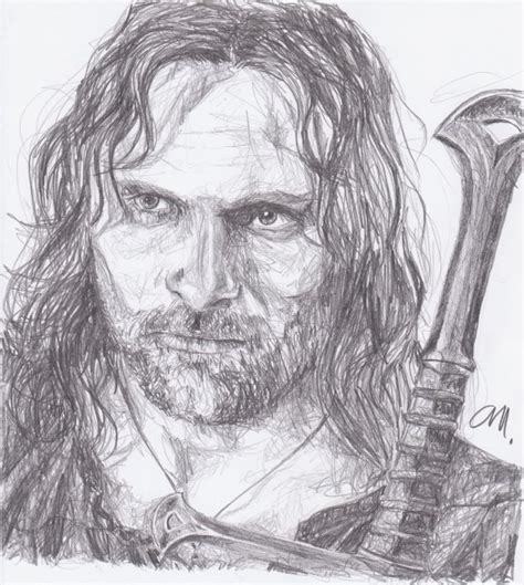 aragorn from the lord of the rings by cymue on DeviantArt